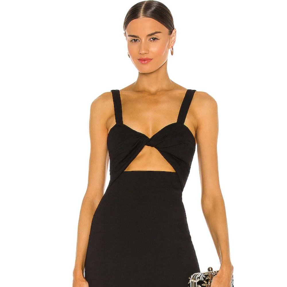 Shona Joy Simone black cut out dress